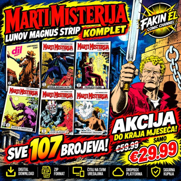 MARTI MISTERIJA LUNOV MAGNUS STRIP KOMPLET