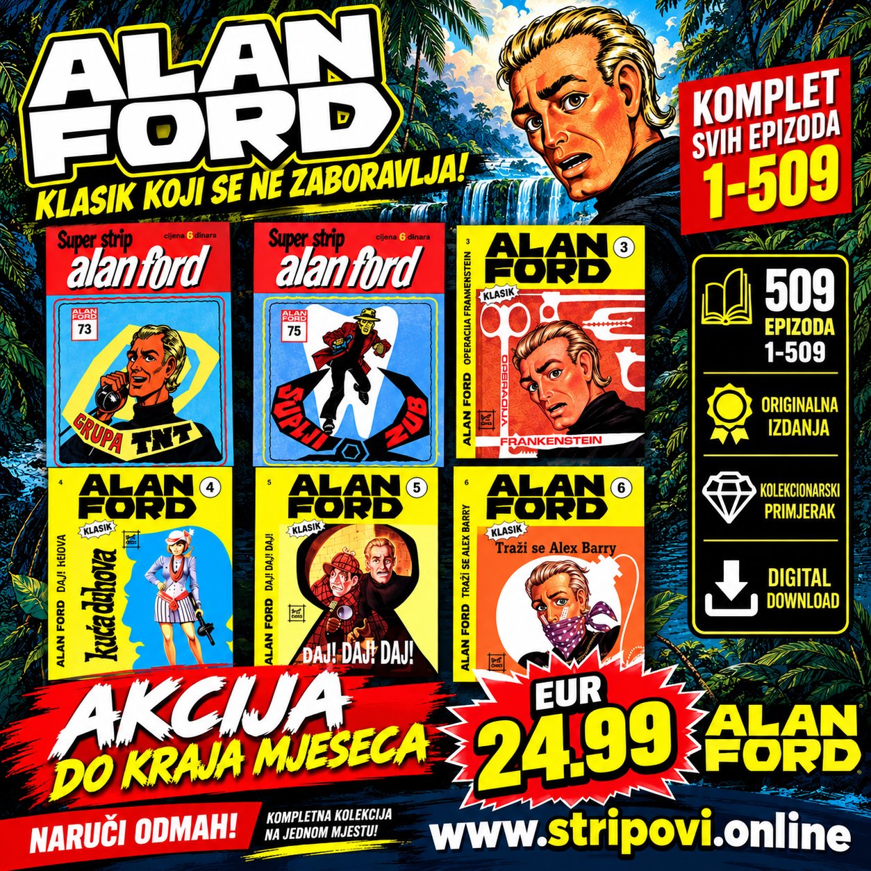 ALAN FORD Komplet 1 Stripovi Online ALAN FORD Komplet