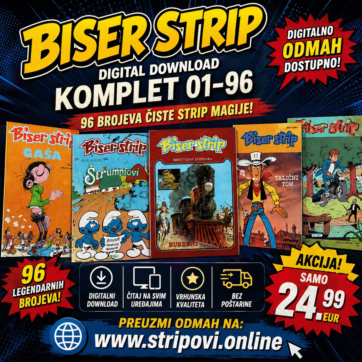 BISER STRIP I Digital Download Komplet 1 Stripovi Online BISER STRIP I Digital Download Komplet