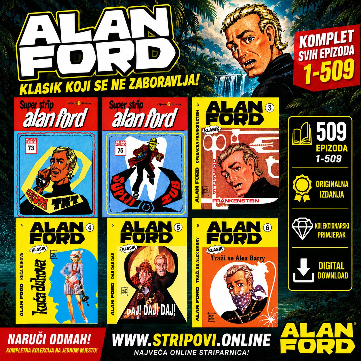 ALAN FORD Komplet 1 Stripovi Online ALAN FORD Komplet