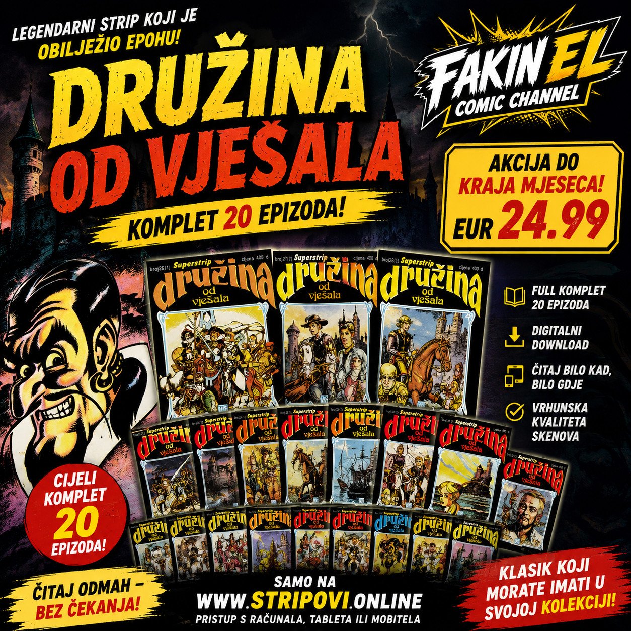 Družina od vješala KOMPLET 1 Stripovi Online Družina od vješala KOMPLET