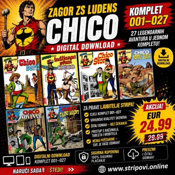 ZAGOR ZS 001 -004 Ludens I CHICO 001 -027