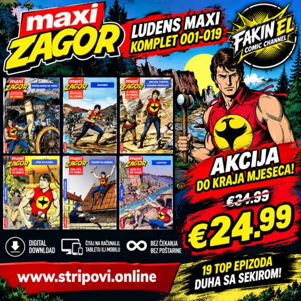 About Us 116 Stripovi Online ZAGOR Ludens Maxi DIGITAL DOWNLOAD KOMPLET 001-019