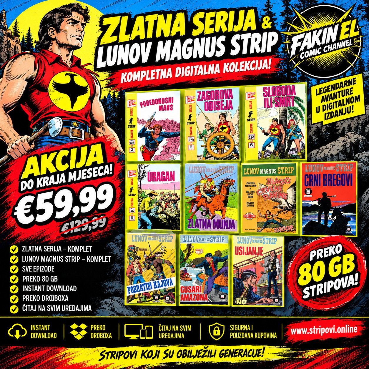 Zlatna Serija i Lunov Magnus Strip 1 Stripovi Online Zlatna Serija i Lunov Magnus Strip