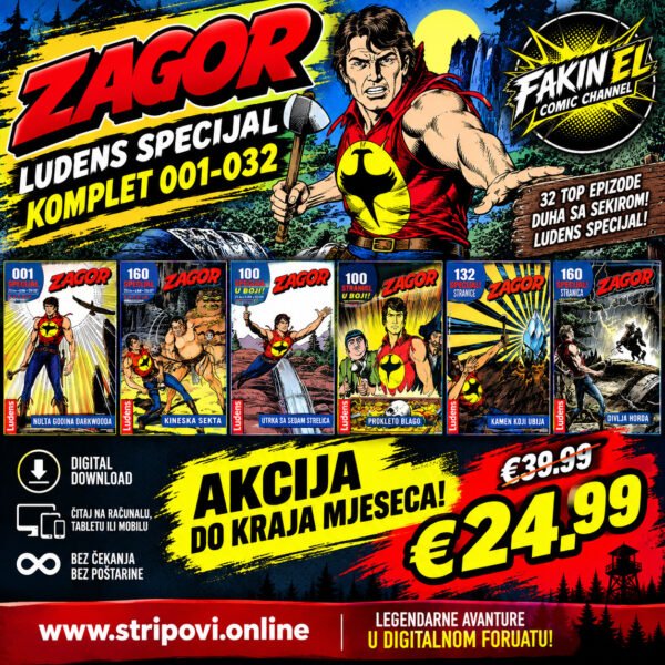 ZAGOR Ludens Specijal  DIGITAL DOWNLOAD KOMPLET 001-032