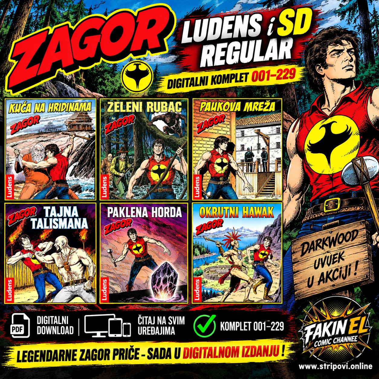 ZAGOR Regular I SD Ludens Komplet I 001-229 1 Stripovi Online ZAGOR Regular I SD Ludens Komplet I 001-229